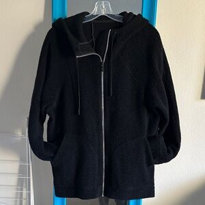 Lululemon Sherpa Cozy Black Hooded Jacket
